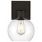 Access Lighting Port Nine Burgundy, Burgundy LED Wall Sconce, Matte Black Finish, Clear Glass 63145LEDDLP-MBL/CLR - alternate 4